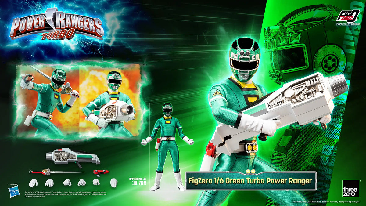 [PREORDER] FigZero Green Turbo Ranger - Power Rangers Turbo 1/6 Scale Figure