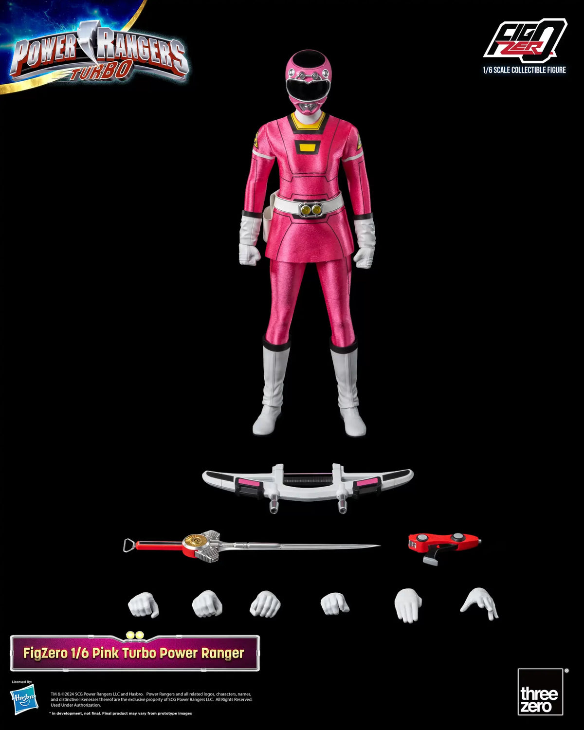 [PREORDER] FigZero Pink Turbo Ranger - Power Rangers Turbo 1/6 Scale Figure