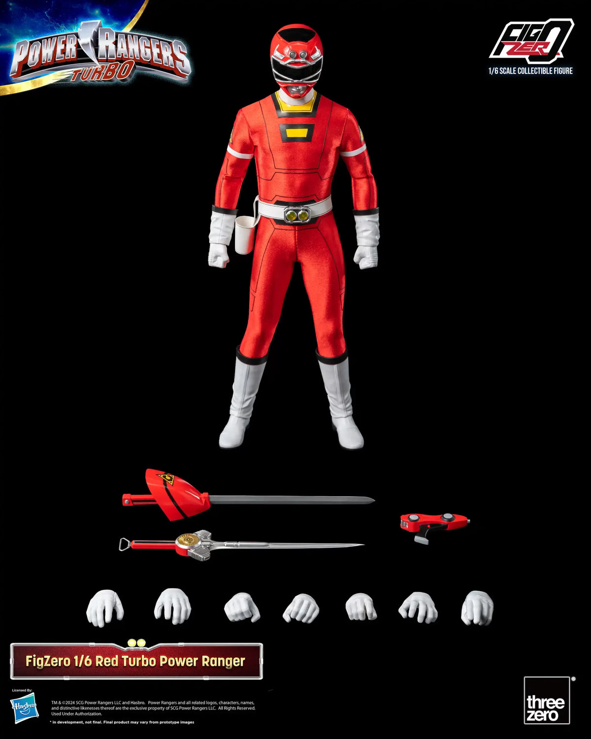 [PREORDER] FigZero Red Turbo Ranger - Power Rangers Turbo 1/6 Scale Figure