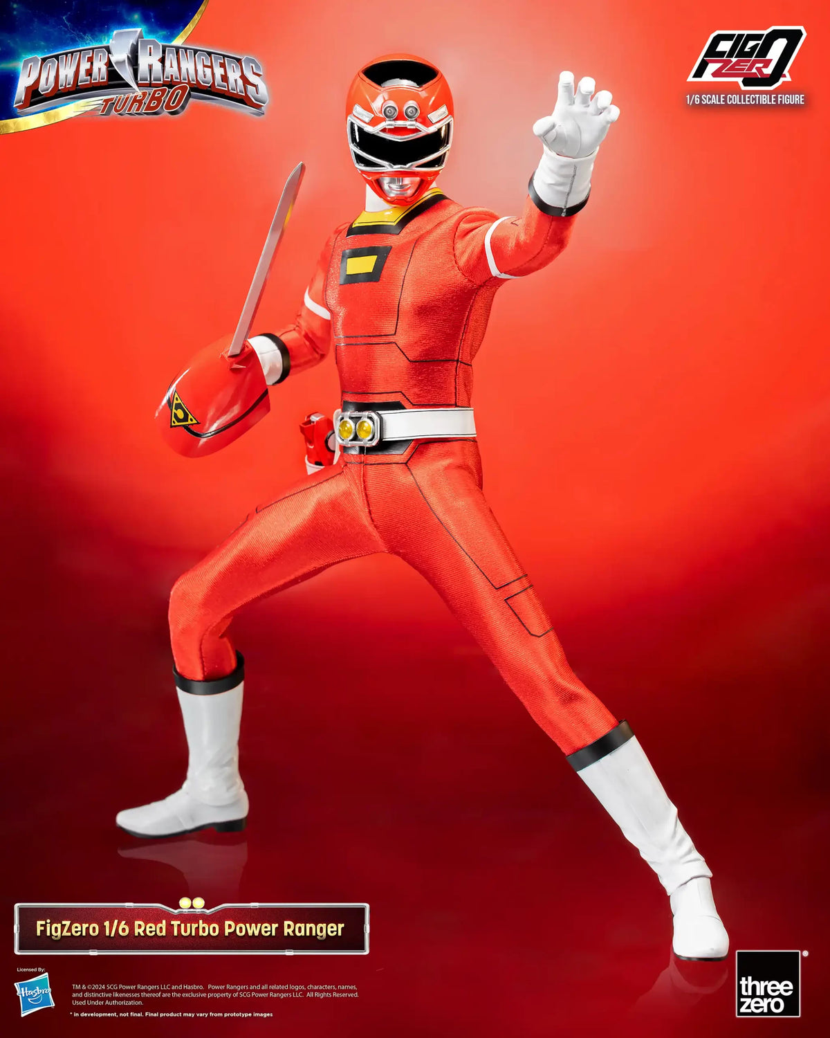 [PREORDER] FigZero Red Turbo Ranger - Power Rangers Turbo 1/6 Scale Figure