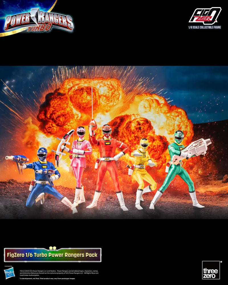 Power Rangers Figzero FigZero Power Rangers Turbo 1/6 Scale Figure Team Pack