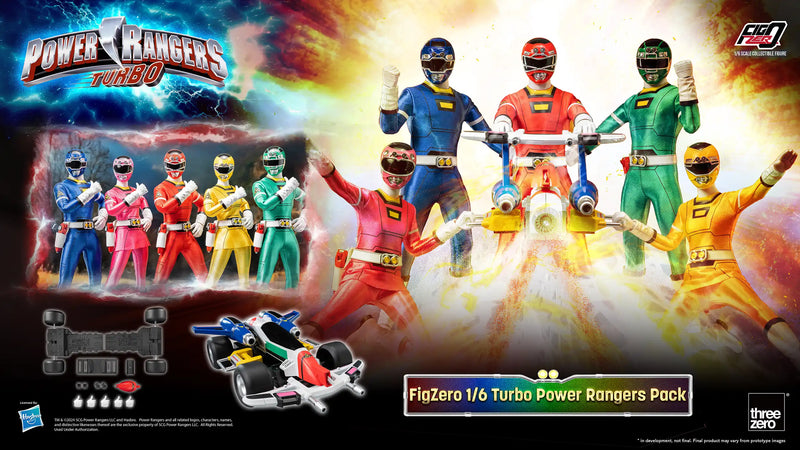 [PREORDER] FigZero Power Rangers Turbo 1/6 Scale Figure Team Pack