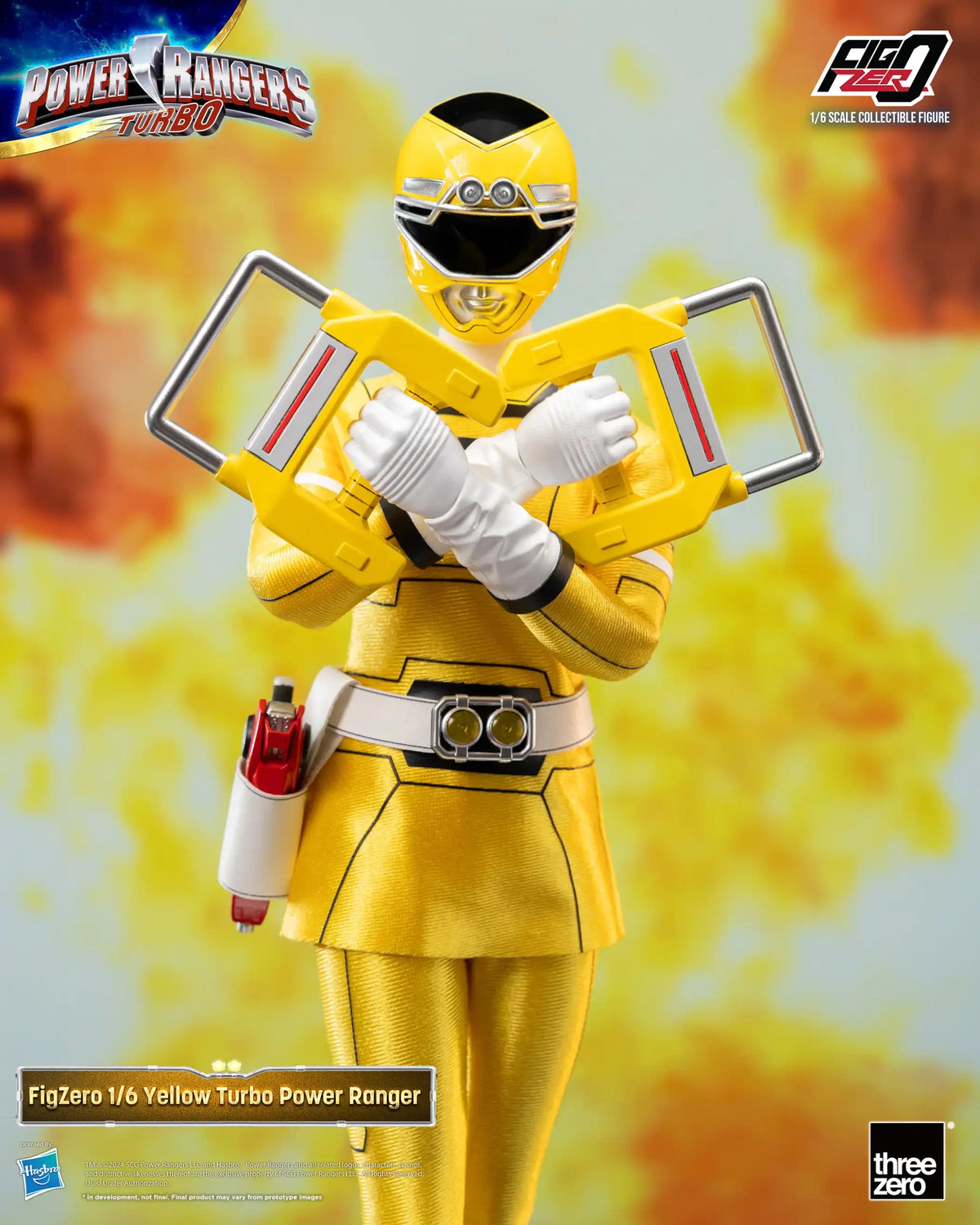 Power Rangers Figzero FigZero Yellow Turbo Ranger - Power Rangers Turbo 1/6 Scale Figure