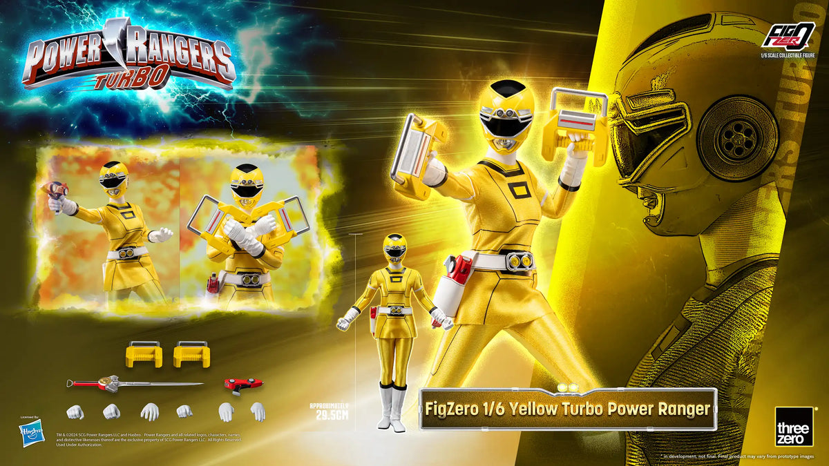 [PREORDER] FigZero Yellow Turbo Ranger - Power Rangers Turbo 1/6 Scale Figure