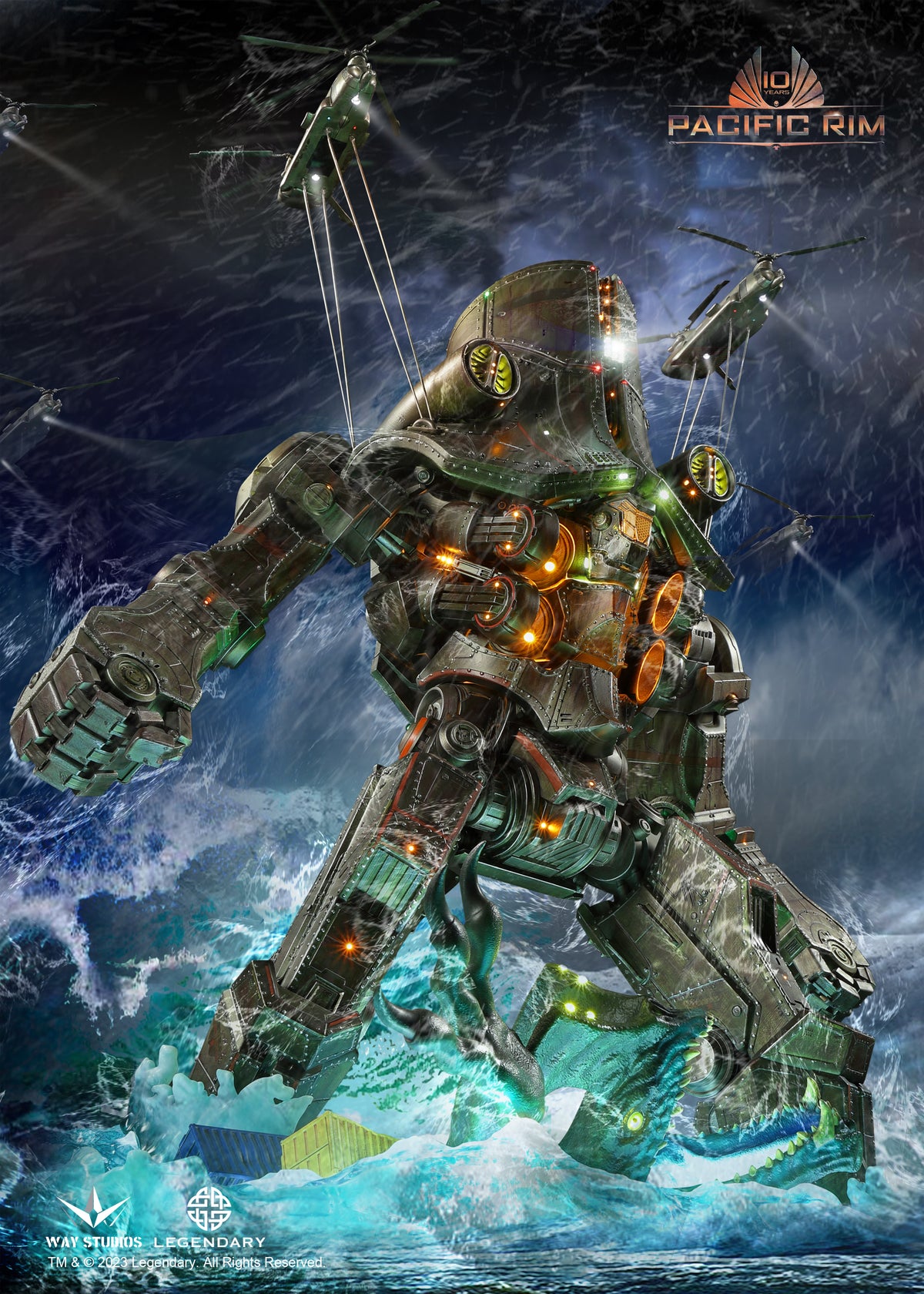 Cherno Mech WayStudios Pacific Rim Cherno Alpha Statue