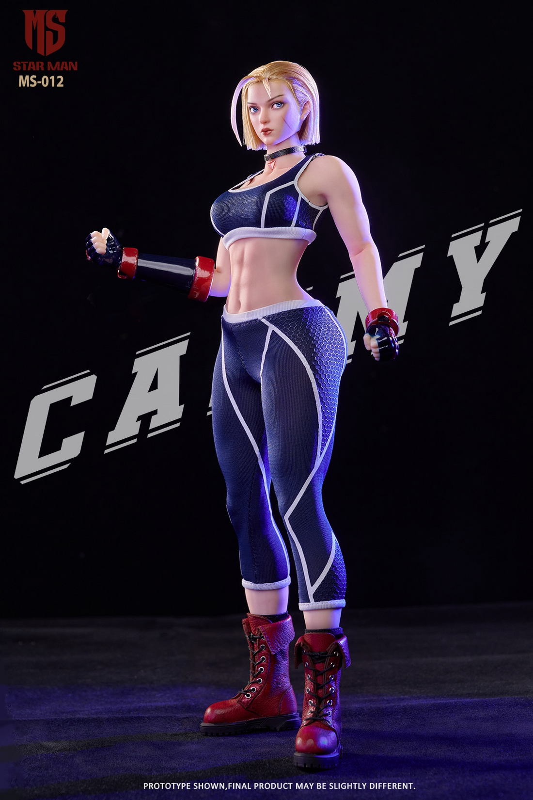 キャミィ風　アクションフィギュア　1/6　STAR MAN 　MS-012 STAR MAN (MS-012) 1/6 Scale Cammy Figure (SF6 Version)