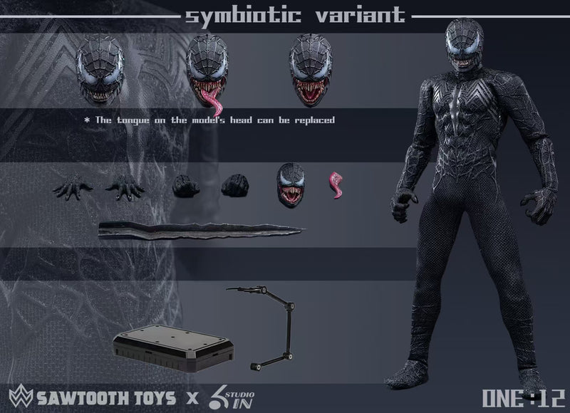 SawTooth Toys Symbiotic Variant 1/12 Scale Action Figure