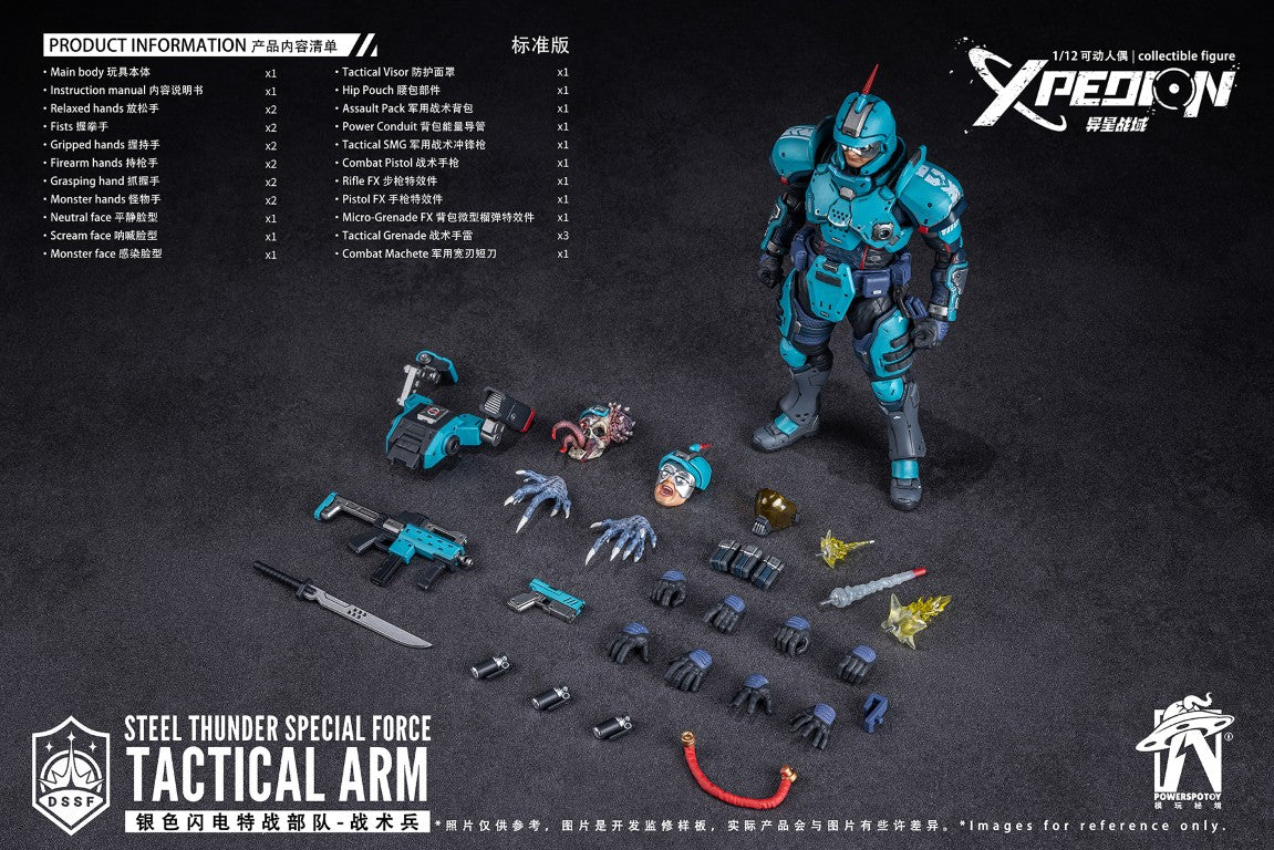 [PREORDER] XPEDION Steel Thunder Special Force (Tactical Arm) 1/12 Action Figure