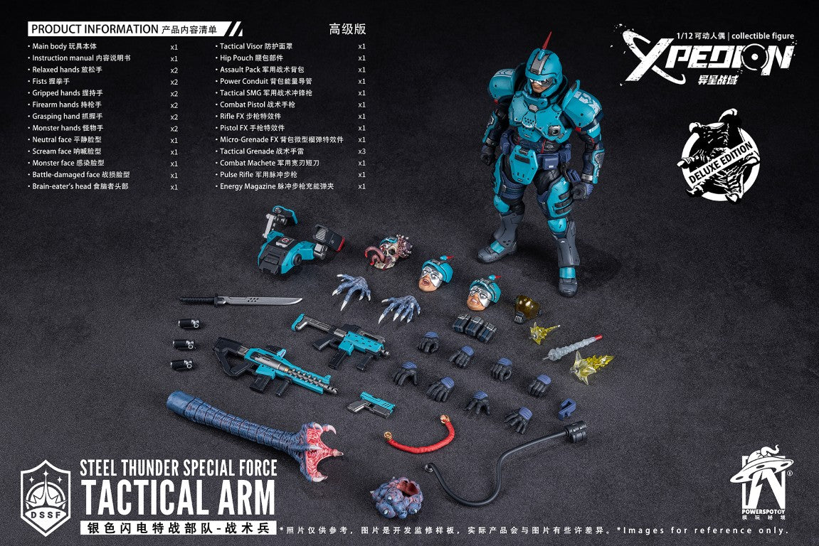 [PREORDER] XPEDION Steel Thunder Special Force (Tactical Arm) 1/12 Action Figure