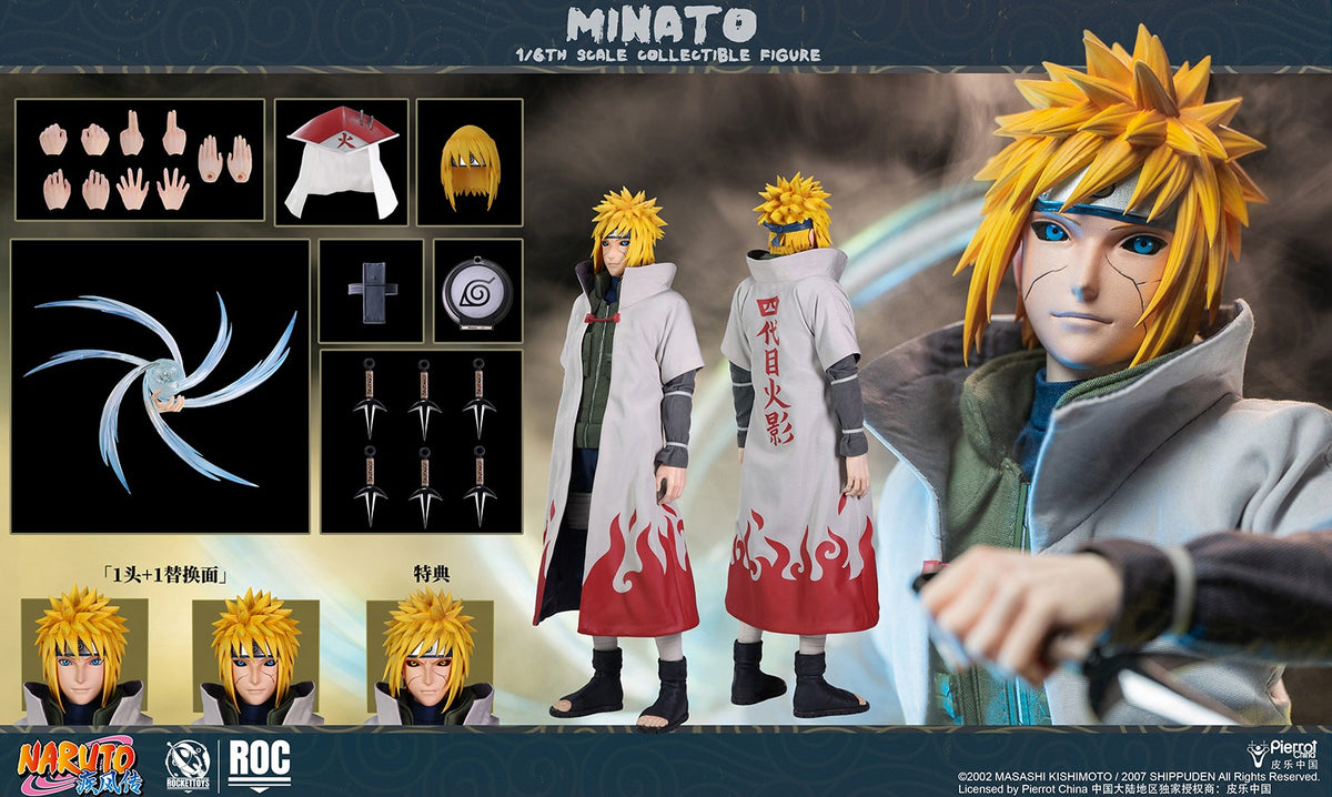 [PREORDER] ROCKET TOYS Minato Namikaze - Fourth Hokage Ver 1/6 Scale Action Figure