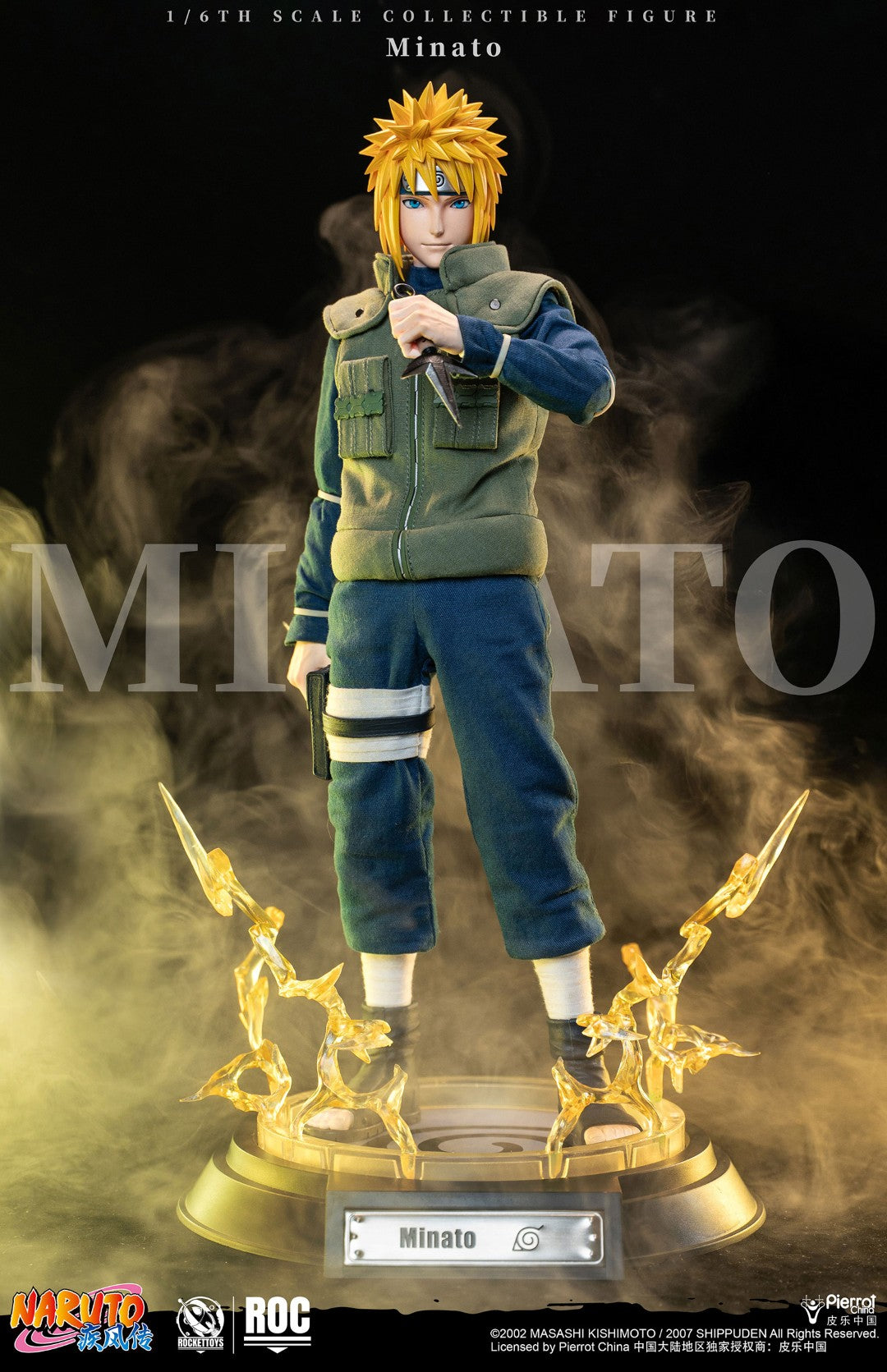 [PREORDER] ROCKET TOYS Minato Namikaze - Yellow Flash Ver 1/6 Scale Action Figure