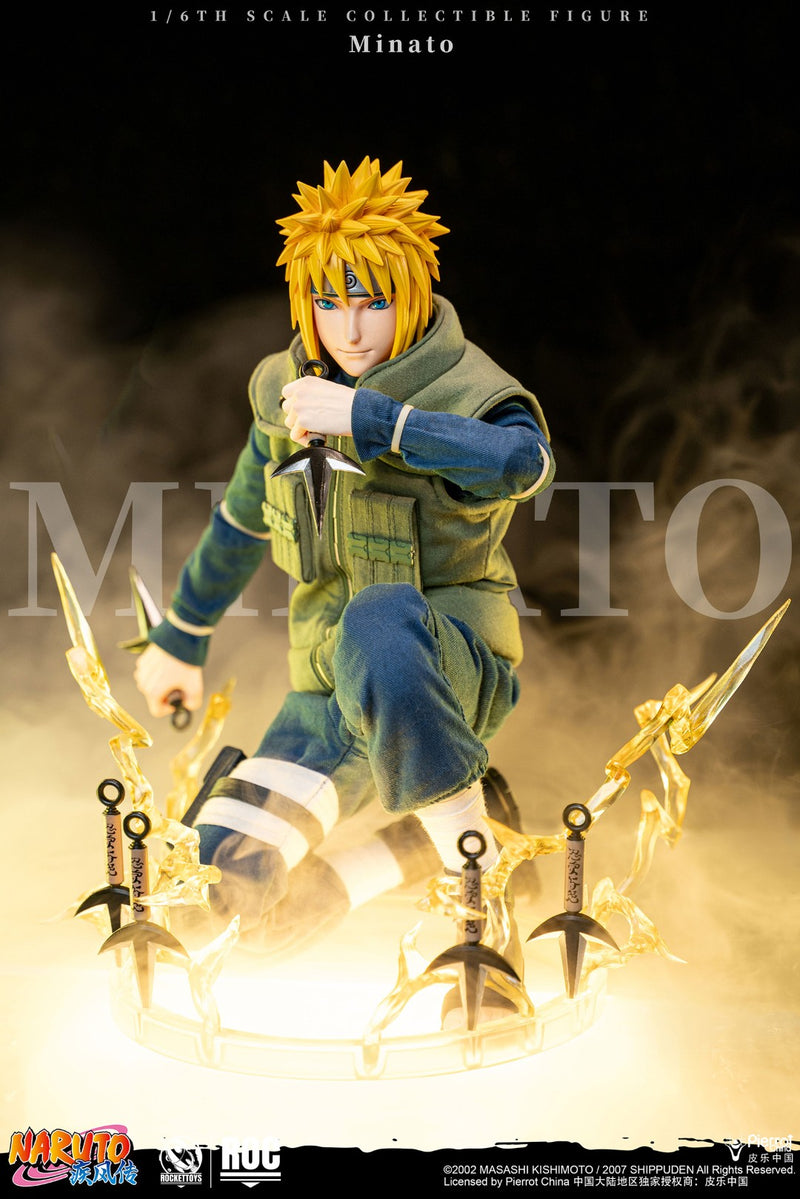 Minato。 ROCKET TOYS Minato Namikaze - Yellow Flash Ver 1/6 Scale Action Figure