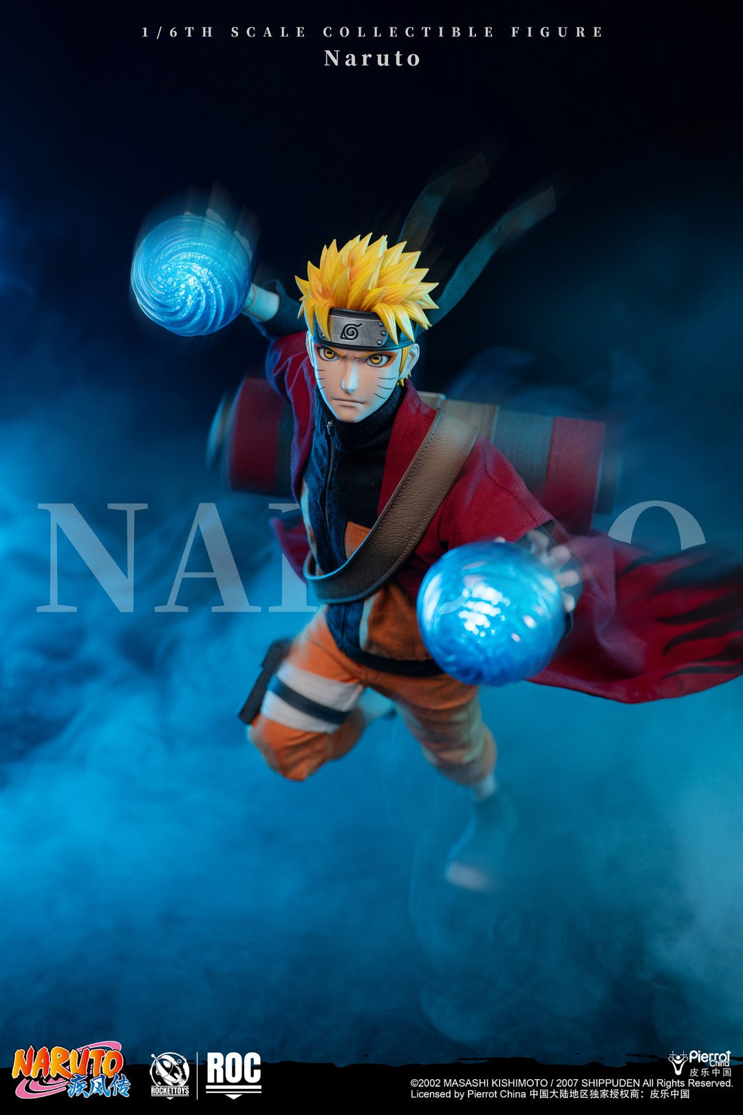 [PREORDER] ROCKET TOYS Naruto Uzumaki Sage Mode Ver 1/6 Scale Action Figure