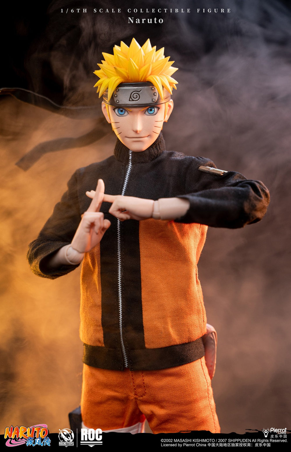 ROCKET TOYS Naruto Uzumaki Sage Mode Ver 1/6 Scale Action Figure