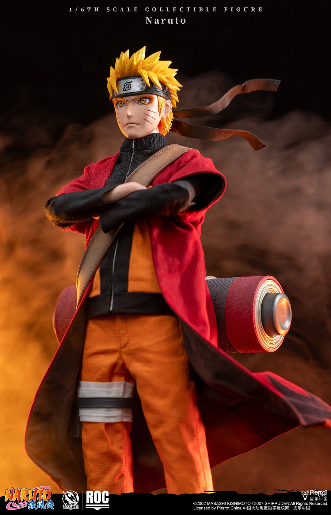 [PREORDER] ROCKET TOYS Naruto Uzumaki Sage Mode Ver 1/6 Scale Action Figure