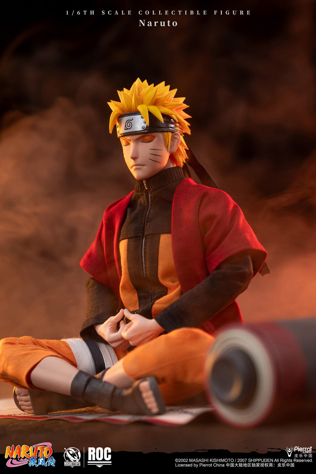 [PREORDER] ROCKET TOYS Naruto Uzumaki Sage Mode Ver 1/6 Scale Action Figure