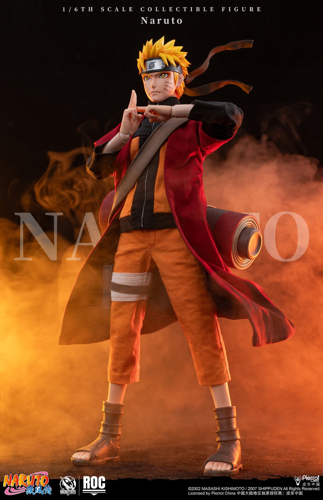 [PREORDER] ROCKET TOYS Naruto Uzumaki Sage Mode Ver 1/6 Scale Action Figure