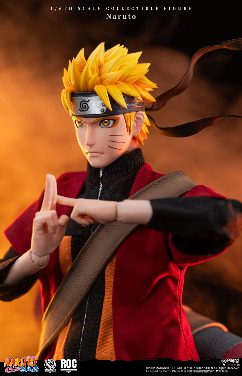 ROCKET TOYS Naruto Uzumaki Sage Mode Ver 1/6 Scale Action Figure