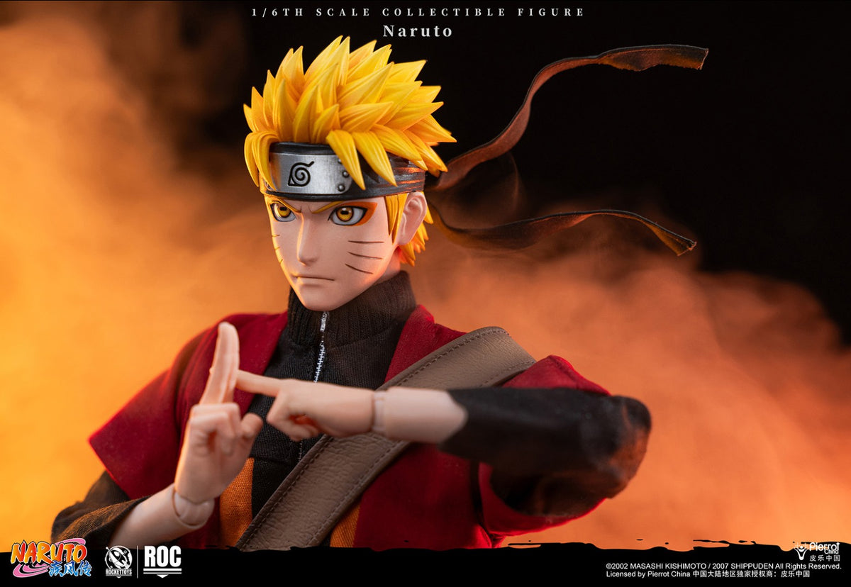 [PREORDER] ROCKET TOYS Naruto Uzumaki Sage Mode Ver 1/6 Scale Action Figure
