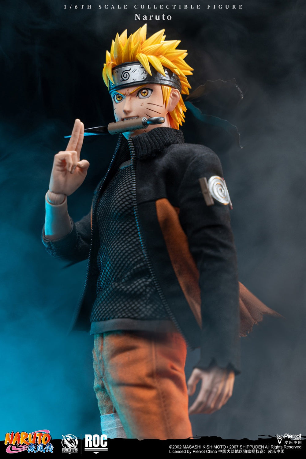 ROCKET TOYS Naruto Uzumaki Battle-Damaged Ver 1/6 Scale Action Figure