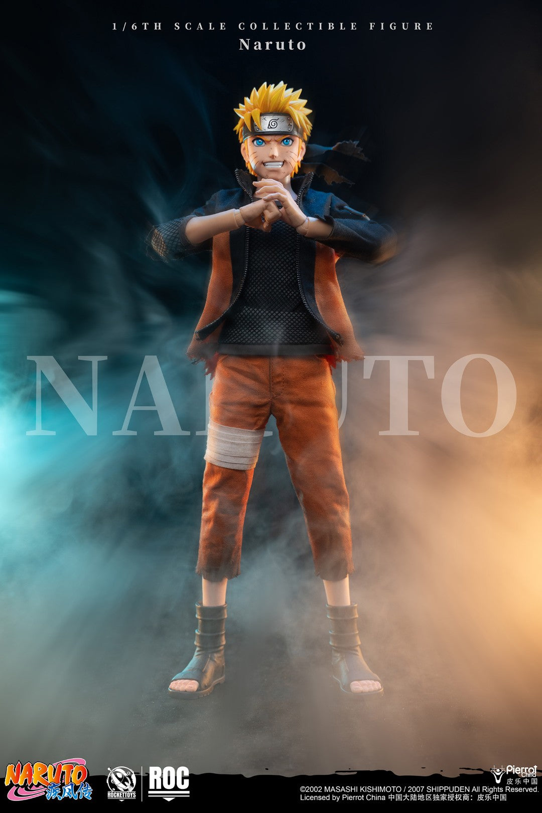 [PREORDER] ROCKET TOYS Naruto Uzumaki Battle-Damagred Ver 1/6 Scale Action Figure