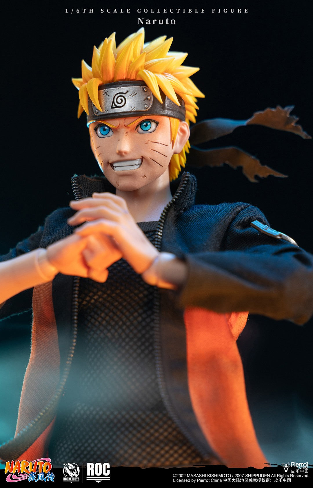 [PREORDER] ROCKET TOYS Naruto Uzumaki Battle-Damagred Ver 1/6 Scale Action Figure