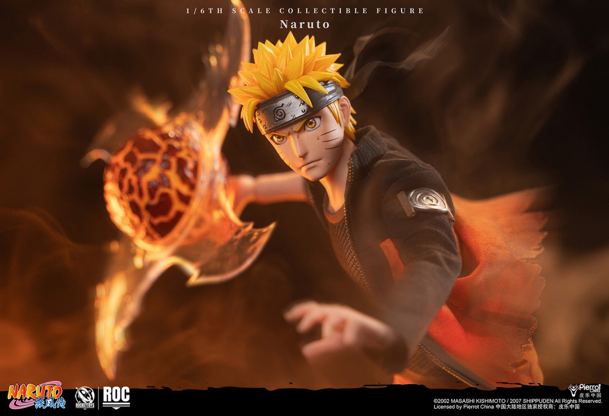 [PREORDER] ROCKET TOYS Naruto Uzumaki Battle-Damagred Ver 1/6 Scale Action Figure