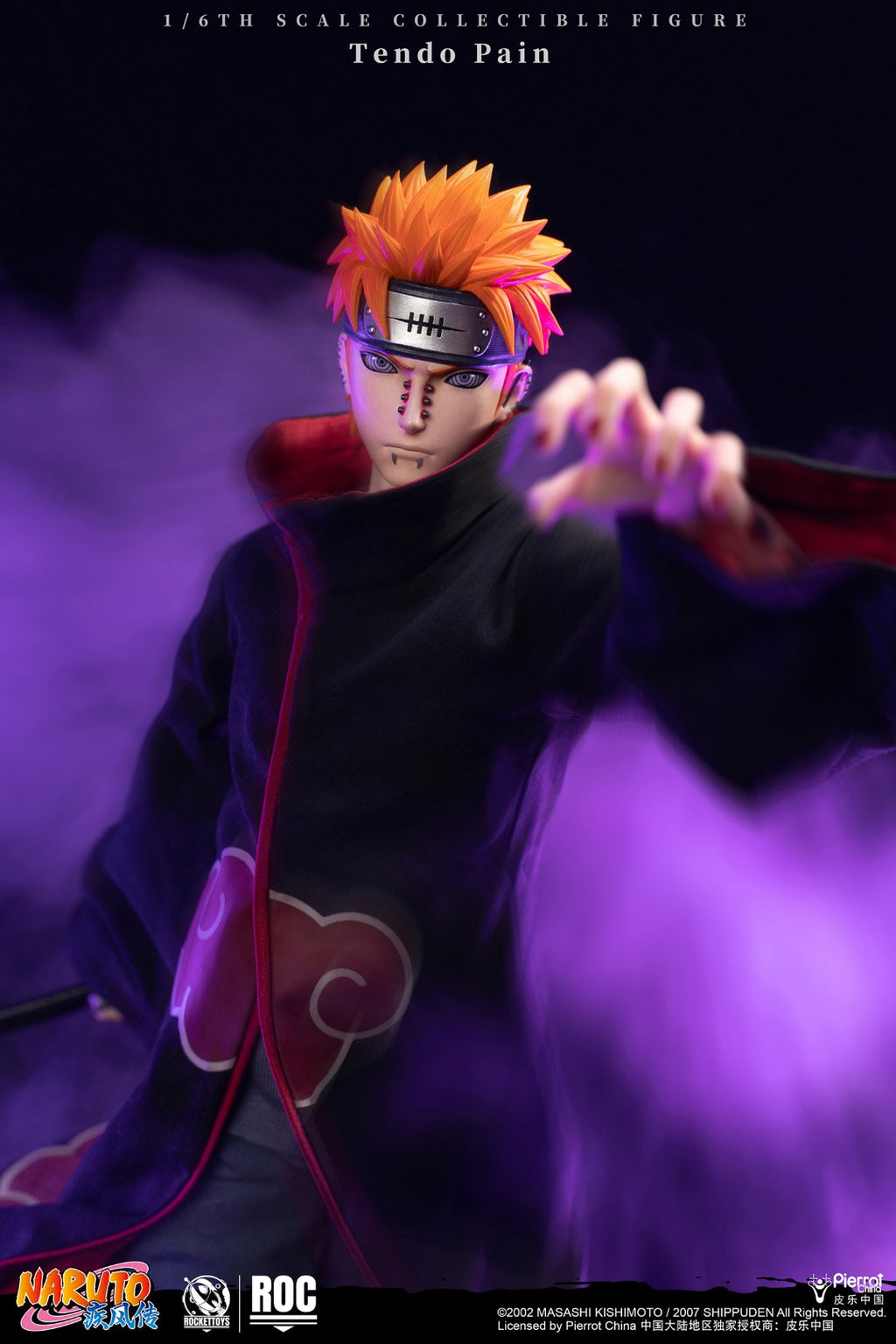 Deva Path Full Body ROCKET TOYS Tendou Pain (Deva Path) 1/6 Scale Action Figure