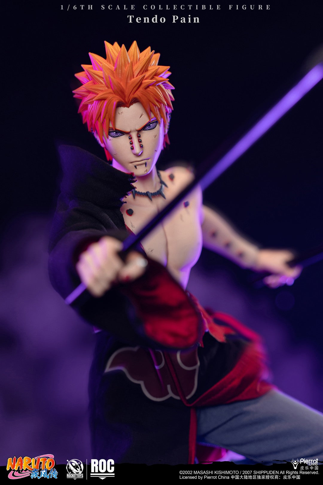 [PREORDER] ROCKET TOYS Tendou Pain (Deva Path) Battle-Damaged Ver 1/6 Scale Action Figure