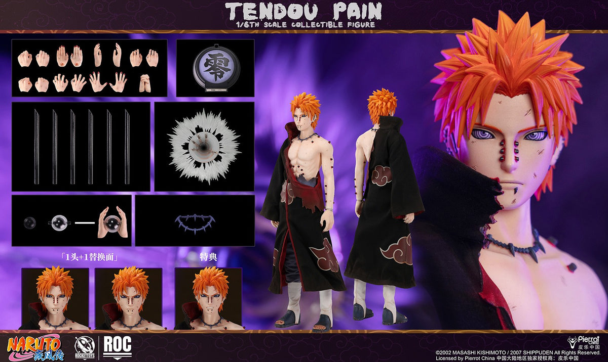 [PREORDER] ROCKET TOYS Tendou Pain (Deva Path) Battle-Damaged Ver 1/6 Scale Action Figure