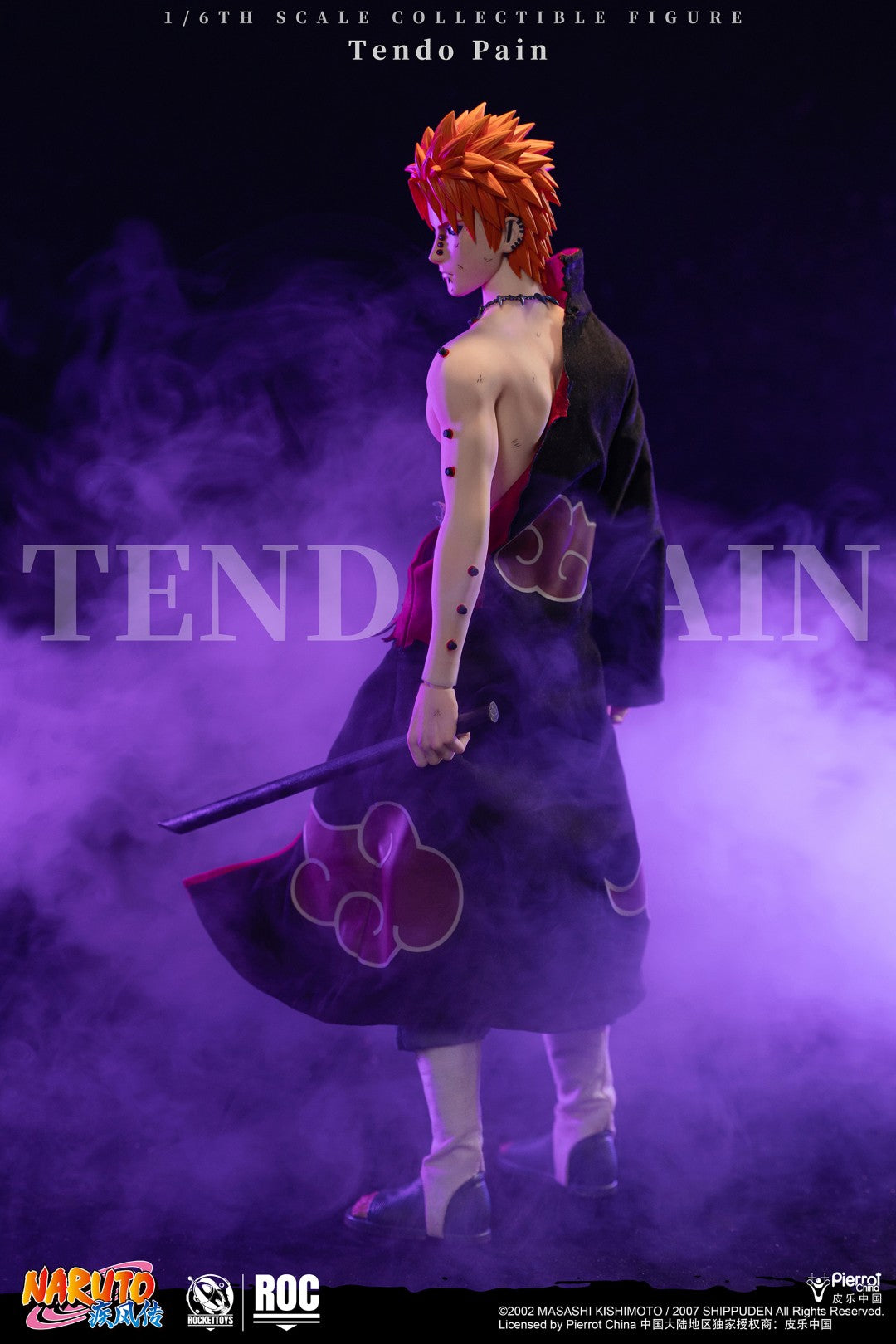 [PREORDER] ROCKET TOYS Tendou Pain (Deva Path) Battle-Damaged Ver 1/6 Scale Action Figure