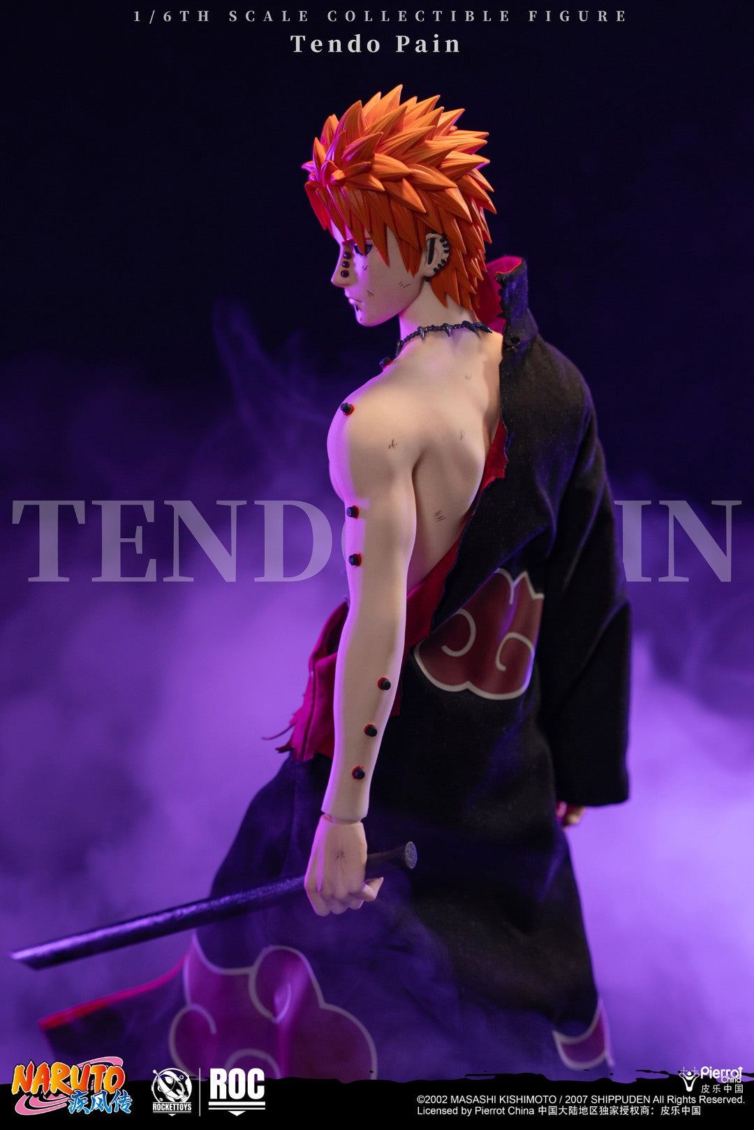 Deva Path Full Body ROCKET TOYS Tendou Pain (Deva Path) Battle-Damaged Ver 1/6 Scale Action ...