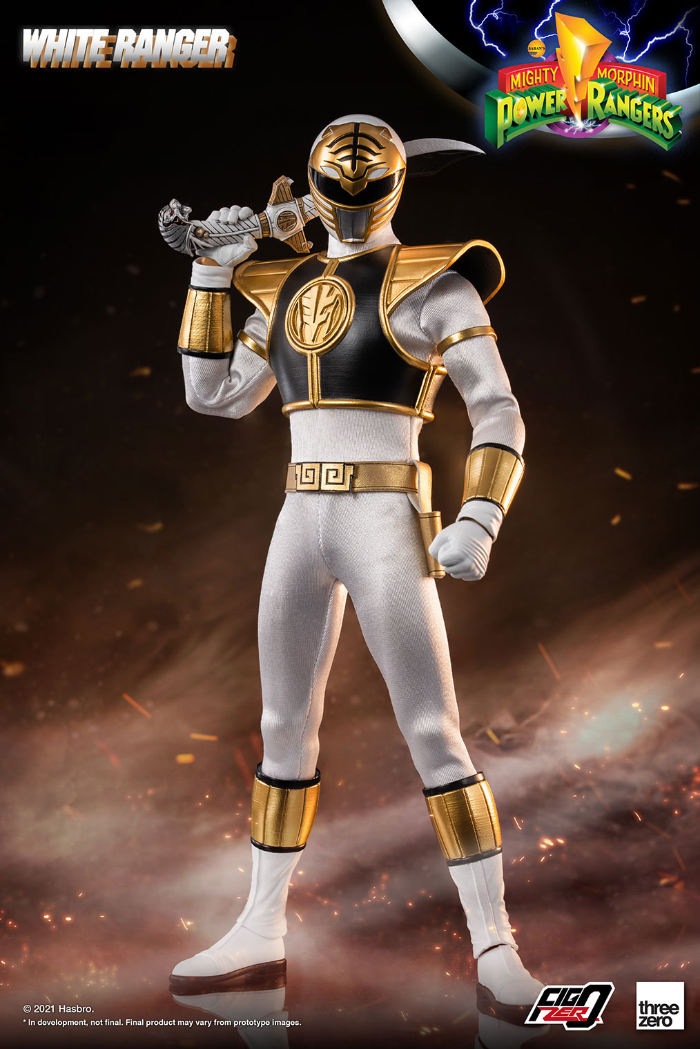 FigZero Power Rangers White Ranger 1/6 Figure (Reissue)