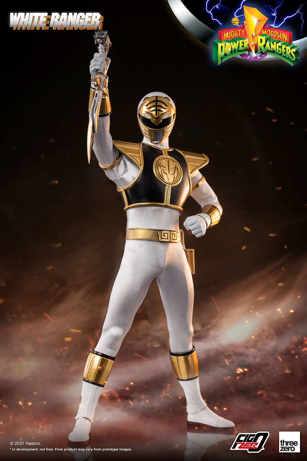 FigZero Power Rangers White Ranger 1/6 Figure (Reissue)