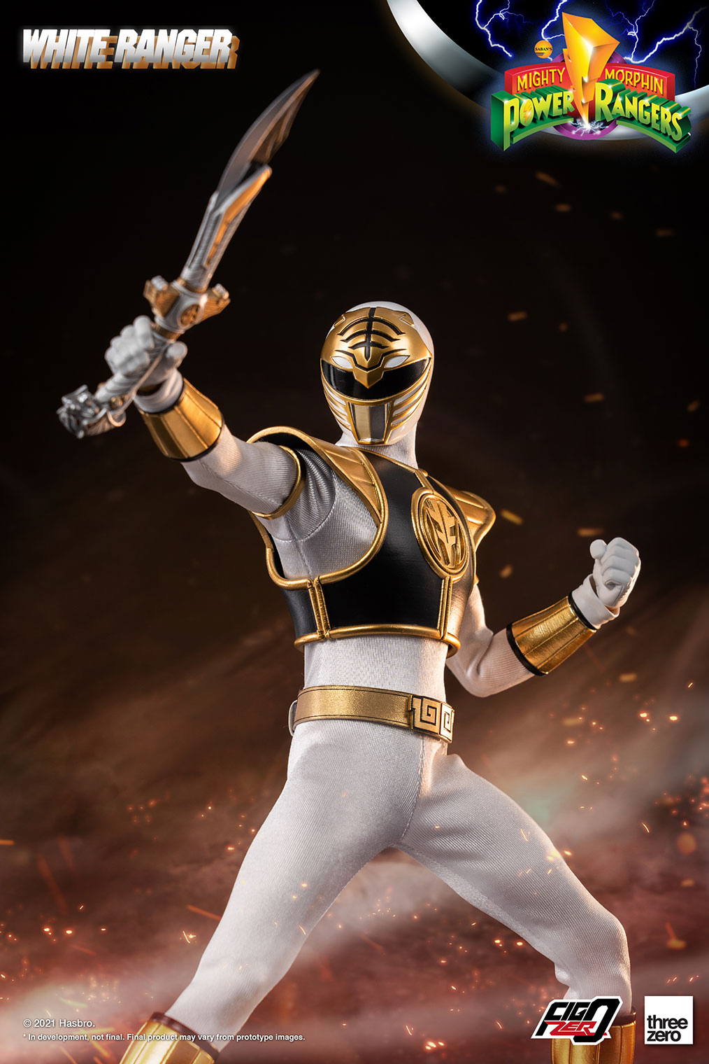 FigZero Power Rangers White Ranger 1/6 Figure (Reissue)