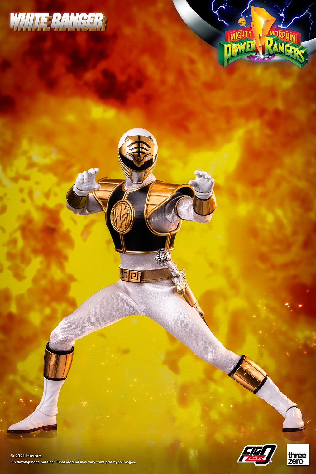 FigZero Power Rangers White Ranger 1/6 Figure (Reissue)