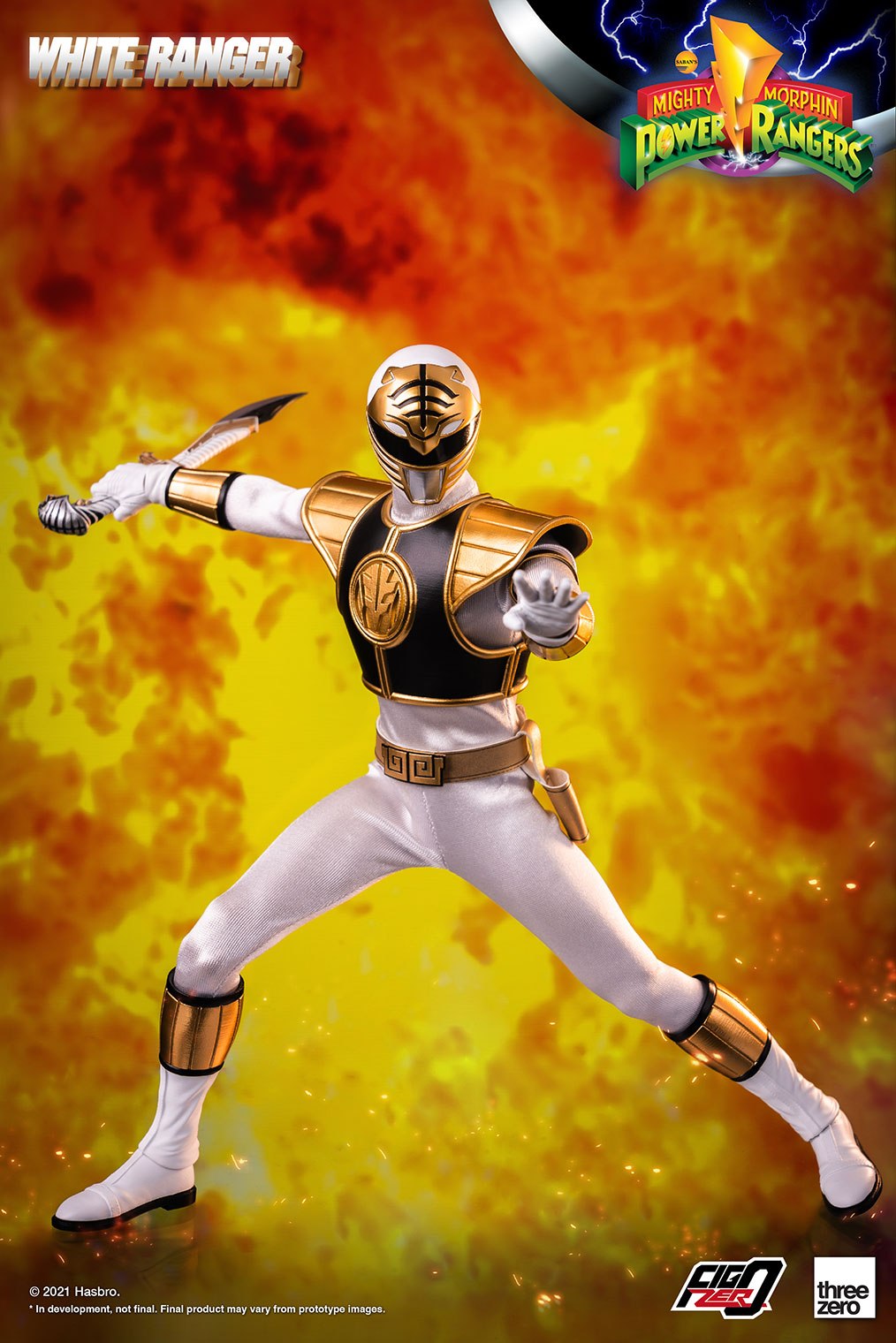 FigZero Power Rangers White Ranger 1/6 Figure (Reissue)