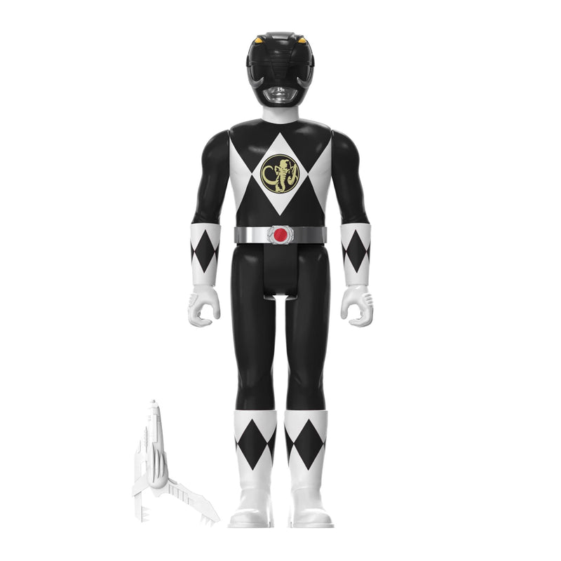 SDCC 2023 Black Ranger Triangle Box ReAction Figure