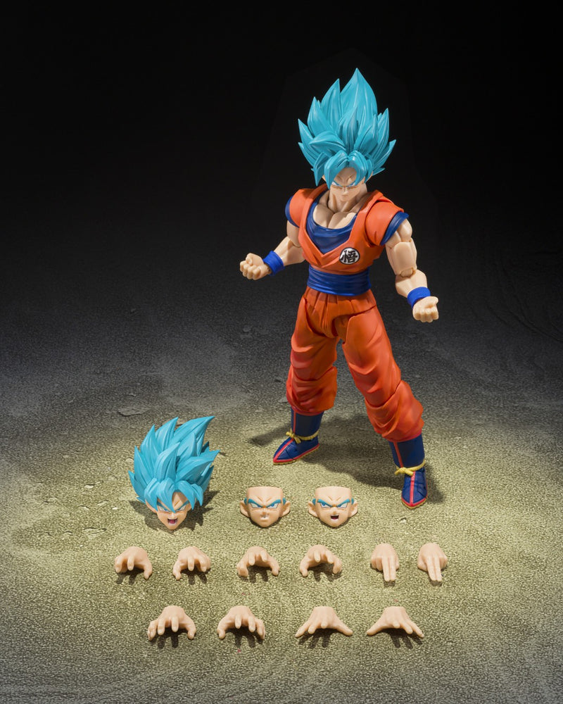 [PREORDER] SH Figuarts Super Saiyan God Super Saiyan Son Goku (Blue Power Transcending Limits) - Dragon Ball Super