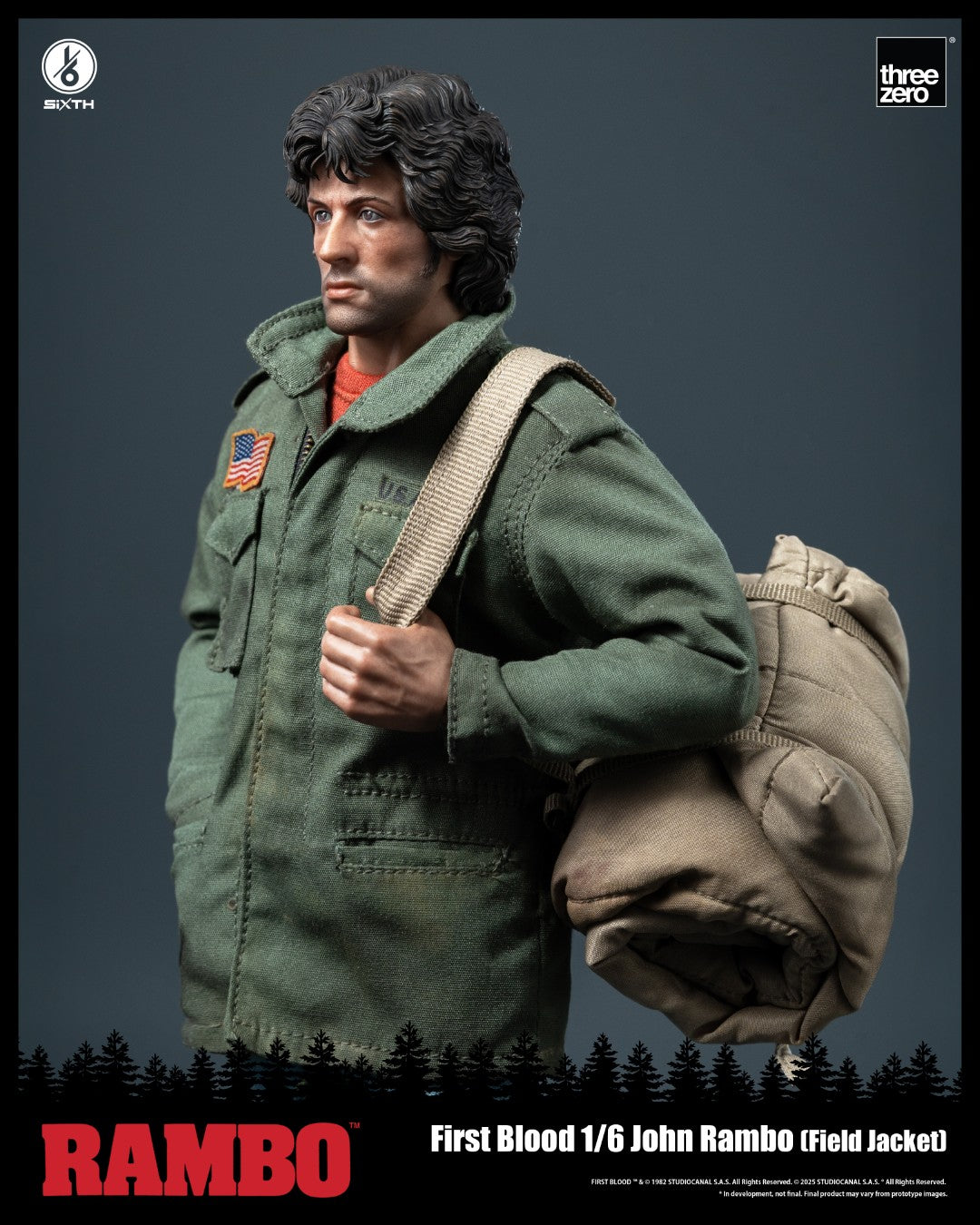 [PREORDER] SIXTH Rambo: First Blood - 1/6 John Rambo (Field Jacket)