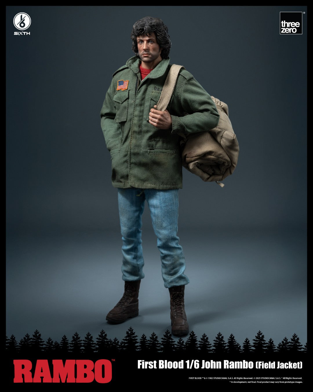 [PREORDER] SIXTH Rambo: First Blood - 1/6 John Rambo (Field Jacket)