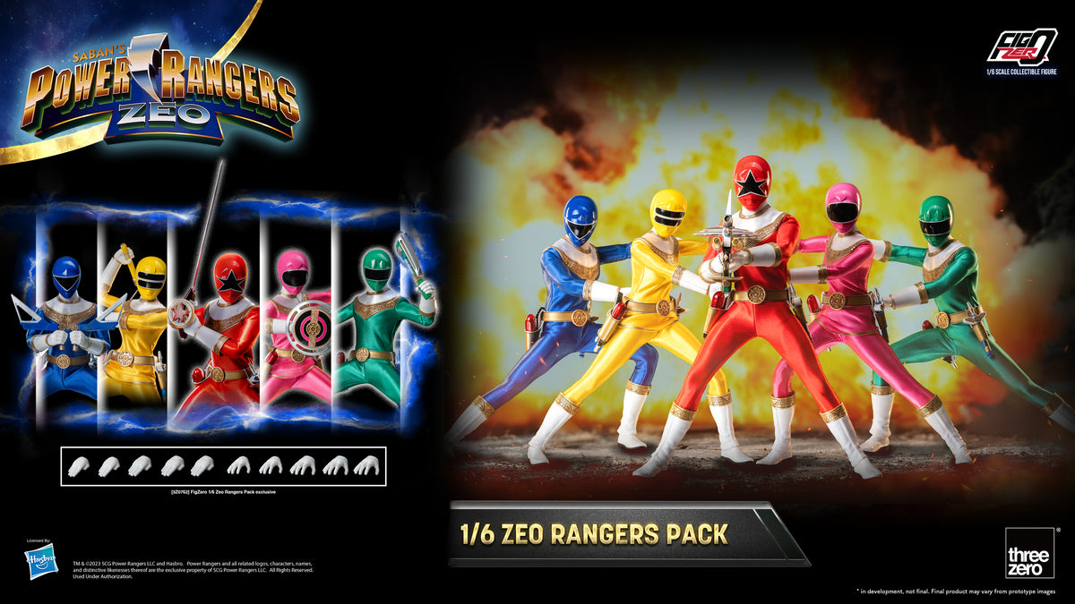[PREORDER] FigZero Power Rangers Zeo Action Figure Box Set