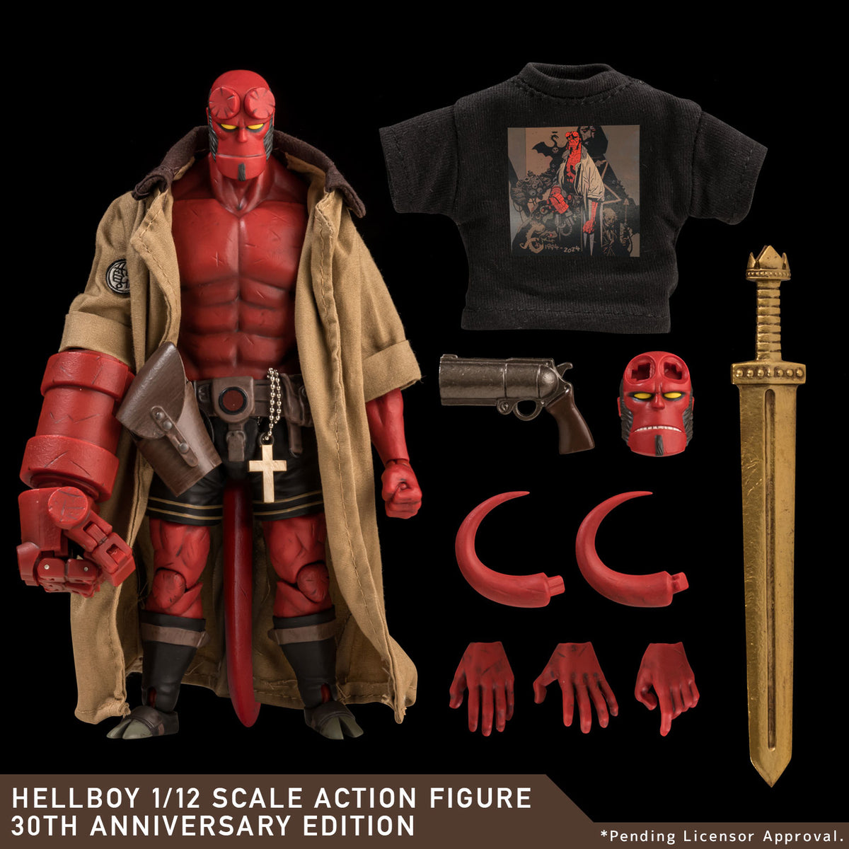 [PREORDER] Hellboy 30th Anniversary 1/12 Scale Action Figure