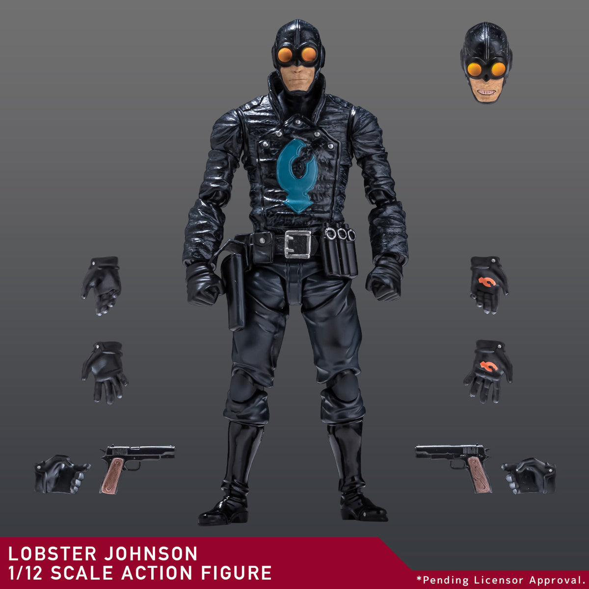 [PREORDER] Hellboy Lobster Johnson 1/12 Scale Action Figure