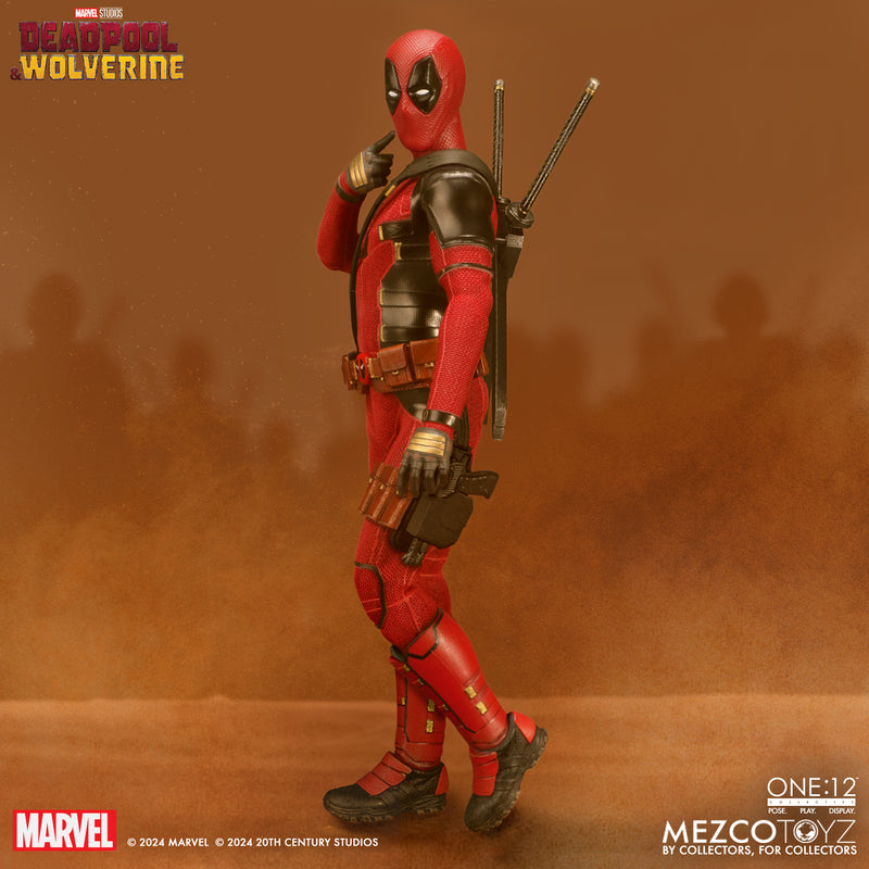 [PREORDER] Mezco One:12 Collective Deadpool DLX Action Figure - Deadpool & Wolverine