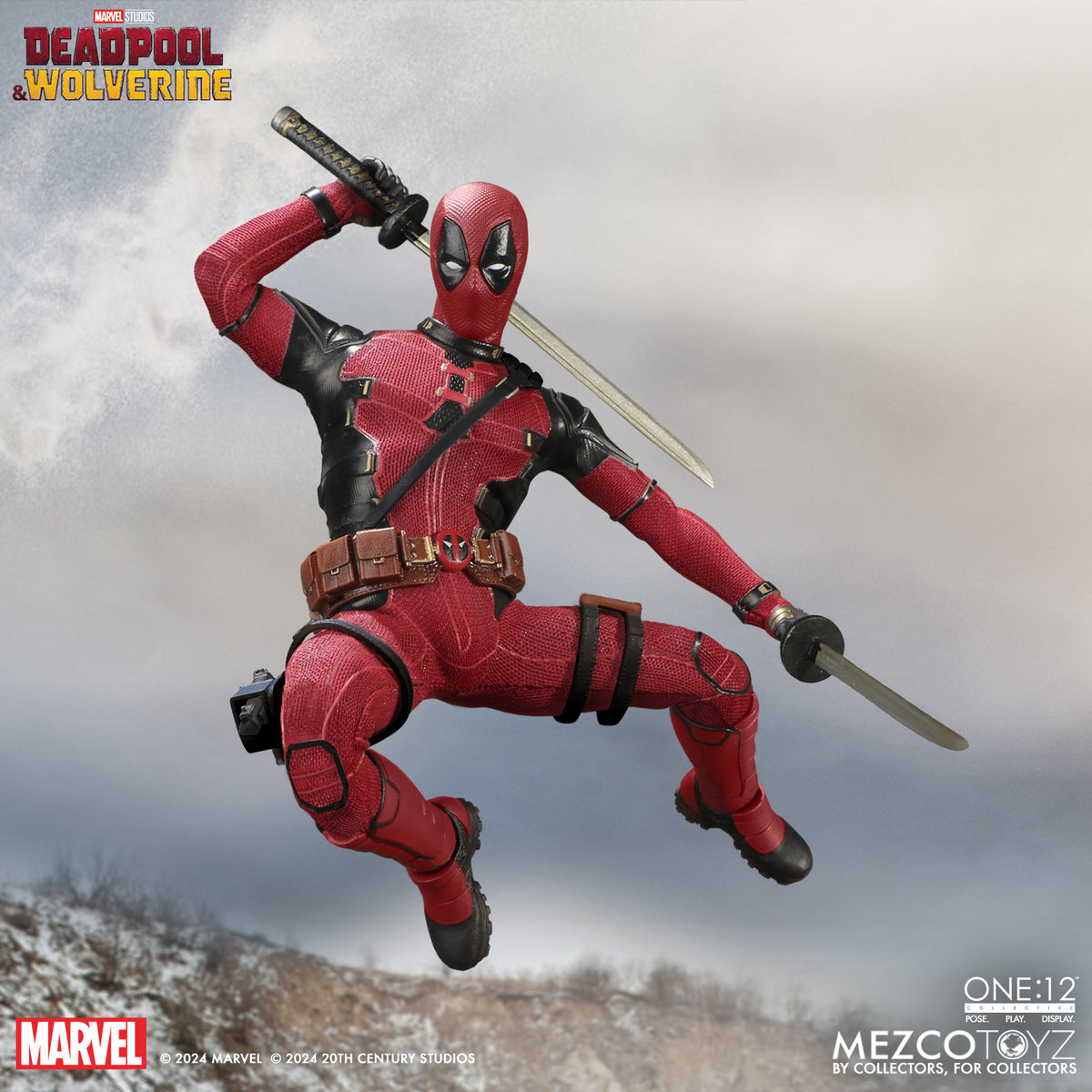 [PREORDER] Mezco One:12 Collective Deadpool DLX Action Figure - Deadpool & Wolverine