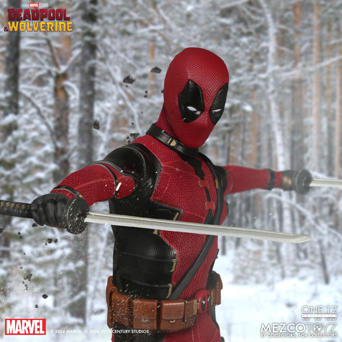 [PREORDER] Mezco One:12 Collective Deadpool DLX Action Figure - Deadpool & Wolverine