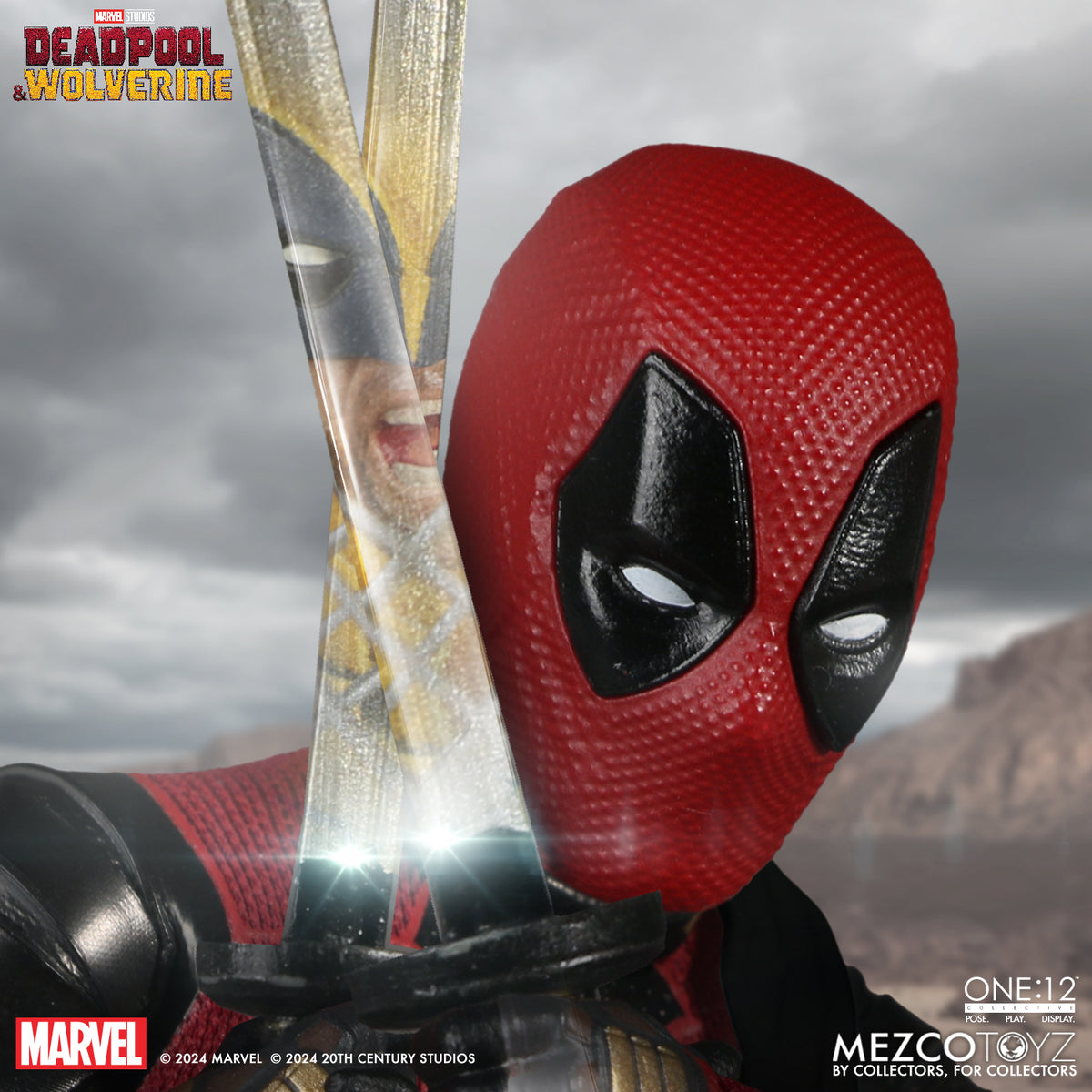 [PREORDER] Mezco One:12 Collective Deadpool DLX Action Figure - Deadpool & Wolverine