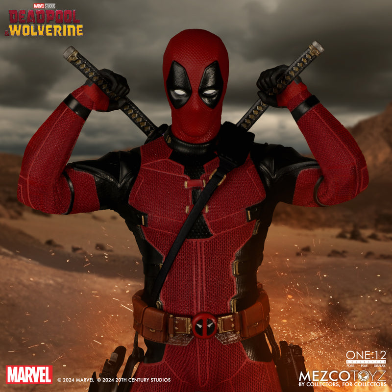 [PREORDER] Mezco One:12 Collective Deadpool DLX Action Figure - Deadpool & Wolverine