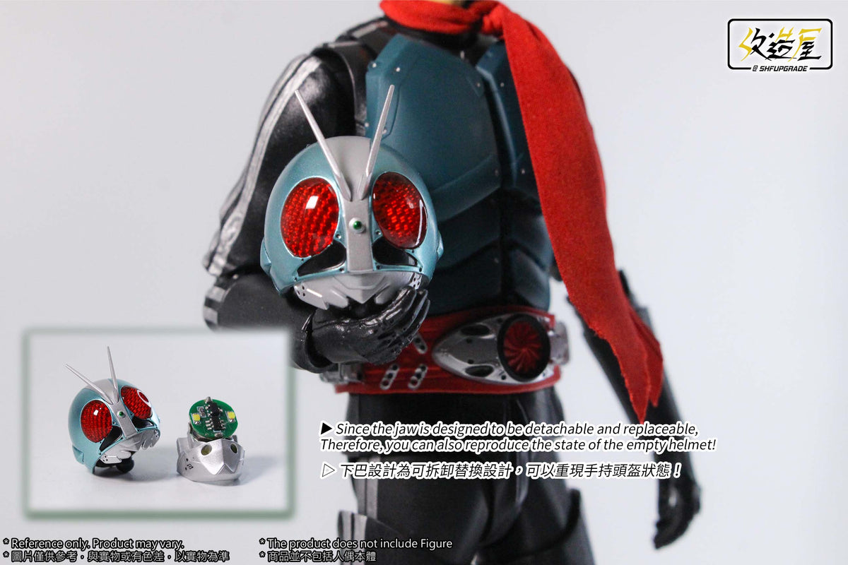 [PREORDER] Shin Kamen Rider 2+1 LED Head